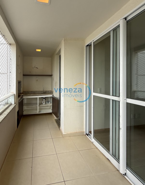 Apartamento para locação no bairro Gleba Palhano de Londrina com 78.21m<sup>2</sup> útil, 2 quartos, 2 vagas de garagem