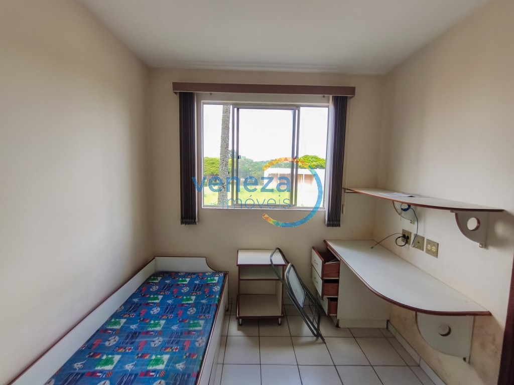 Apartamento para locação no bairro Cidade Universitaria de Londrina com 17m<sup>2</sup> útil, 1 quarto, 1 vaga de garagem