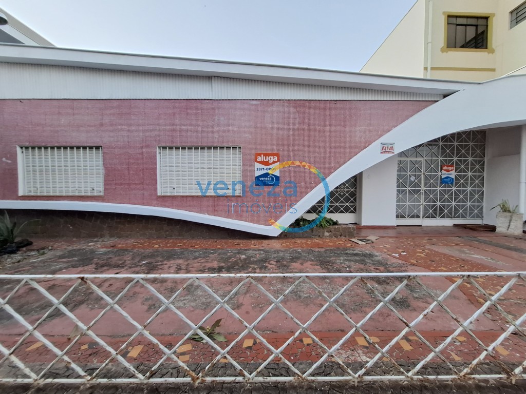 Casa Comercial para locacao no Centro em Londrina com 133,75m² por R$ 2.900,00