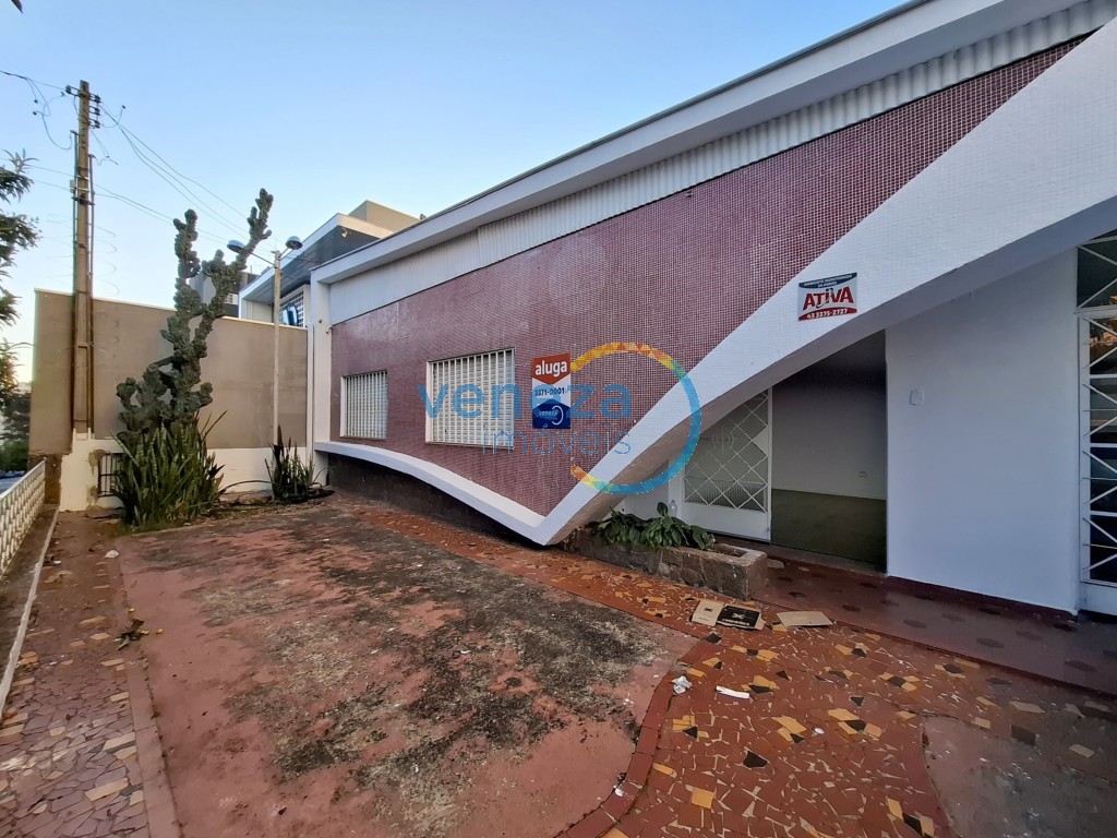 Casa Comercial para locacao no Centro em Londrina com 133,75m² por R$ 2.900,00