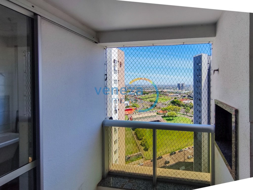 Apartamento para locação no bairro Gleba Palhano de Londrina com 68.89m<sup>2</sup> útil, 3 quartos, 1 vaga de garagem