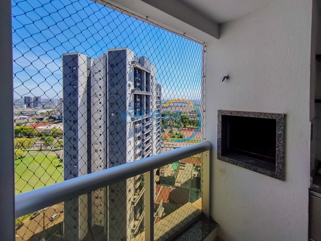 Apartamento para locação no bairro Gleba Palhano de Londrina com 68.89m<sup>2</sup> útil, 3 quartos, 1 vaga de garagem