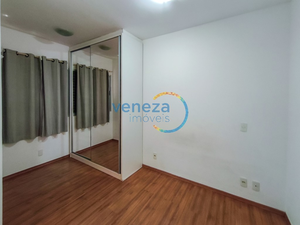 Apartamento para locação no bairro Gleba Palhano de Londrina com 68.89m<sup>2</sup> útil, 3 quartos, 1 vaga de garagem