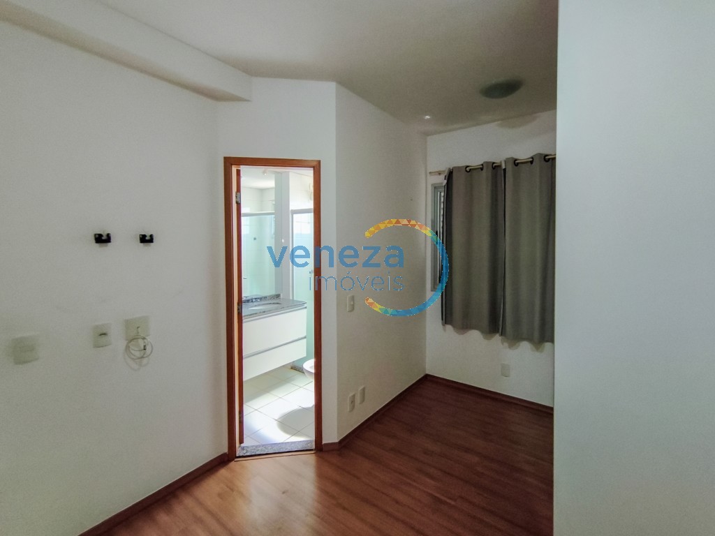 Apartamento para locação no bairro Gleba Palhano de Londrina com 68.89m<sup>2</sup> útil, 3 quartos, 1 vaga de garagem