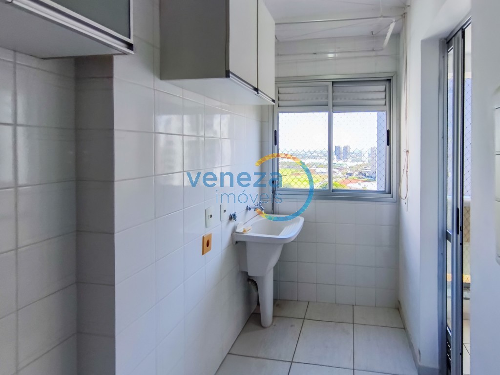 Apartamento para locação no bairro Gleba Palhano de Londrina com 68.89m<sup>2</sup> útil, 3 quartos, 1 vaga de garagem