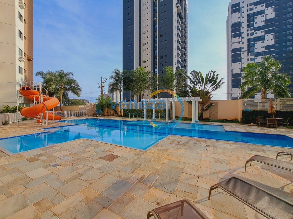 Apartamento para locação no bairro Gleba Palhano de Londrina com 68.89m<sup>2</sup> útil, 3 quartos, 1 vaga de garagem