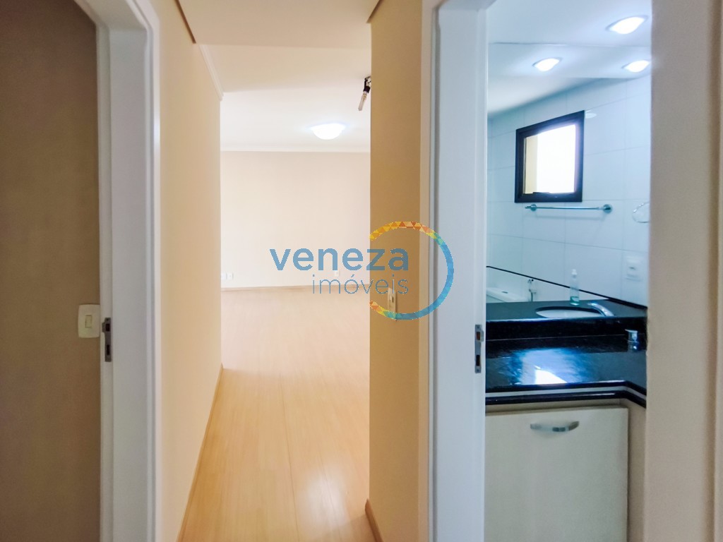 Apartamento para locação no bairro Ipiranga de Londrina com 80.06m<sup>2</sup> útil, 2 quartos, 1 vaga de garagem