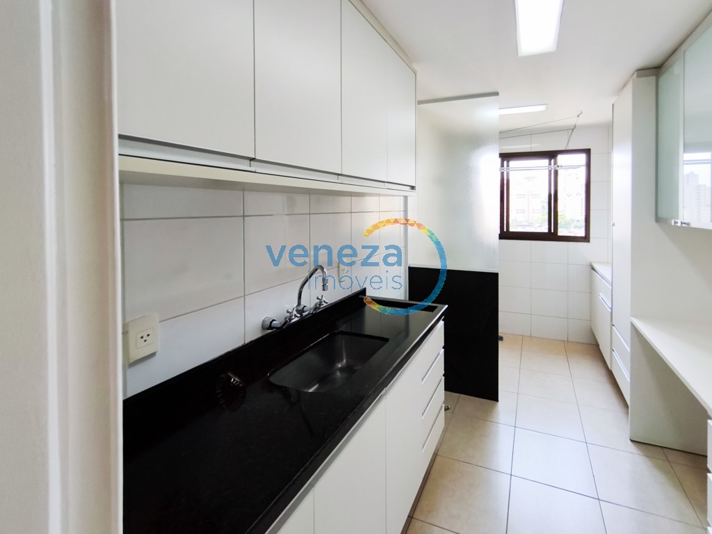 Apartamento para locação no bairro Ipiranga de Londrina com 80.06m<sup>2</sup> útil, 2 quartos, 1 vaga de garagem
