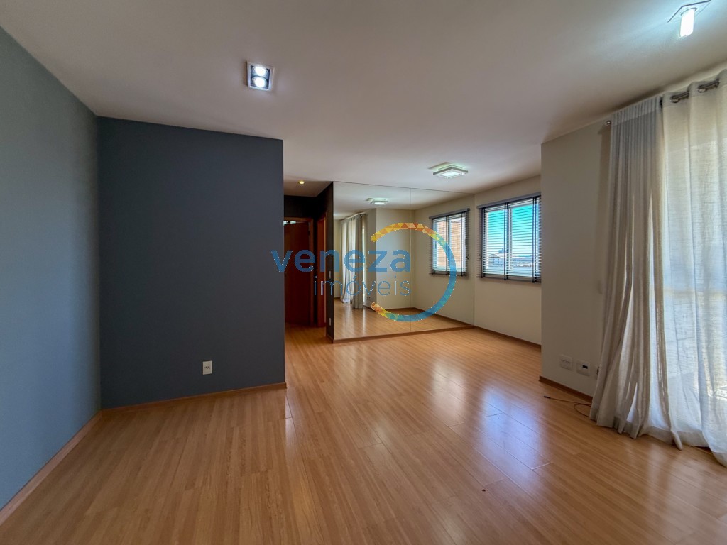 Apartamento para locação no bairro Gleba Palhano de Londrina com 69.72m<sup>2</sup> útil, 2 quartos, 1 vaga de garagem