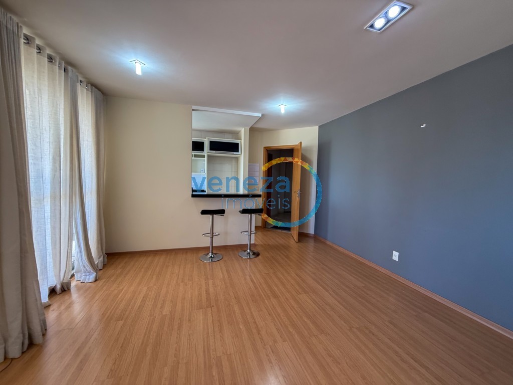 Apartamento para locação no bairro Gleba Palhano de Londrina com 69.72m<sup>2</sup> útil, 2 quartos, 1 vaga de garagem