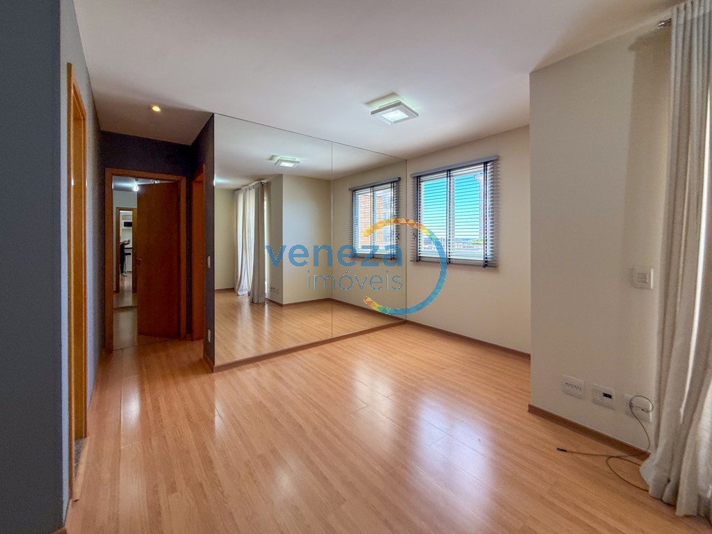 Apartamento para locação no bairro Gleba Palhano de Londrina com 69.72m<sup>2</sup> útil, 2 quartos, 1 vaga de garagem