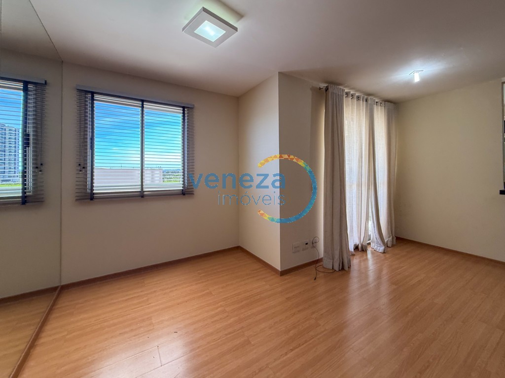Apartamento para locação no bairro Gleba Palhano de Londrina com 69.72m<sup>2</sup> útil, 2 quartos, 1 vaga de garagem