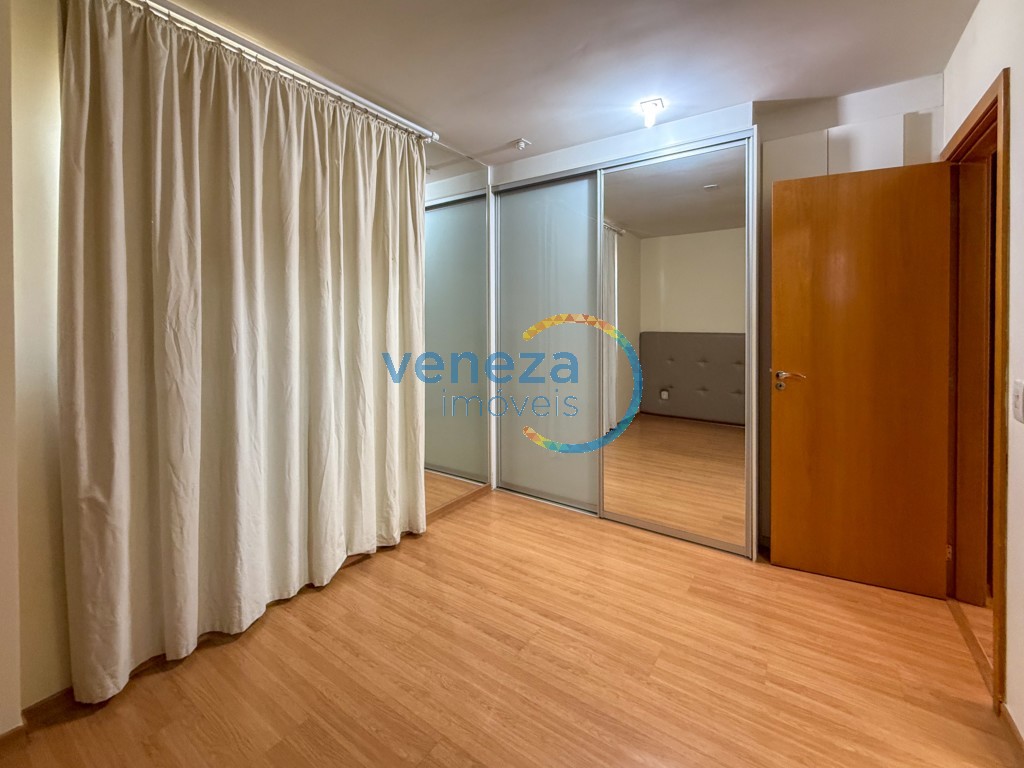 Apartamento para locação no bairro Gleba Palhano de Londrina com 69.72m<sup>2</sup> útil, 2 quartos, 1 vaga de garagem