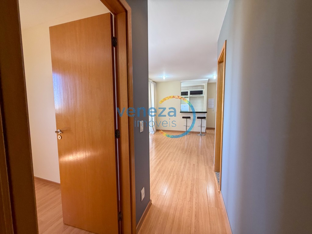 Apartamento para locação no bairro Gleba Palhano de Londrina com 69.72m<sup>2</sup> útil, 2 quartos, 1 vaga de garagem