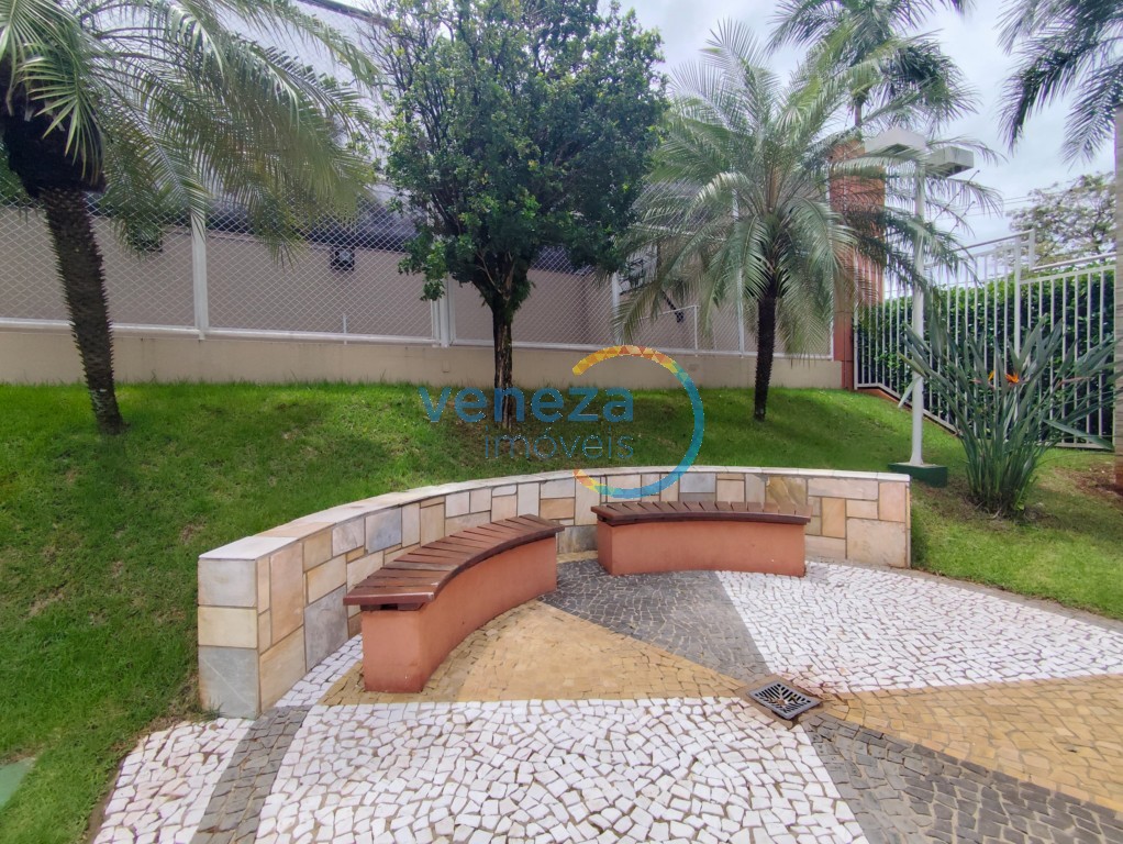 Apartamento para locação no bairro Gleba Palhano de Londrina com 69.72m<sup>2</sup> útil, 2 quartos, 1 vaga de garagem