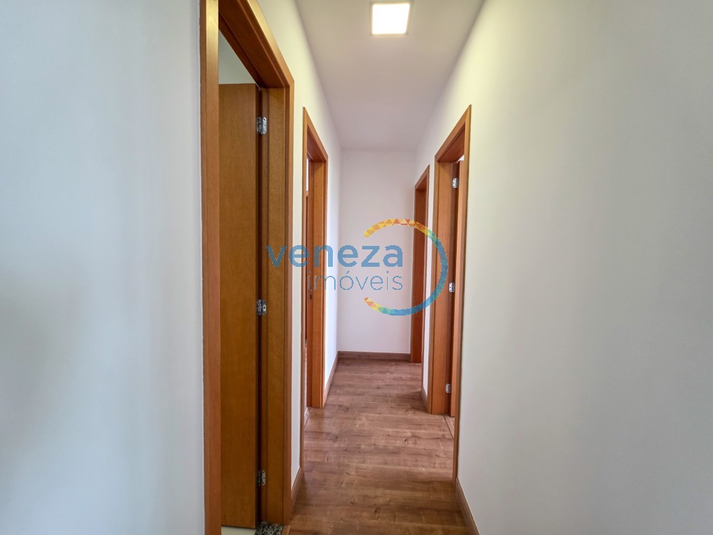 Apartamento para locação no bairro Gleba Palhano de Londrina com 69m<sup>2</sup> útil, 3 quartos, 1 vaga de garagem