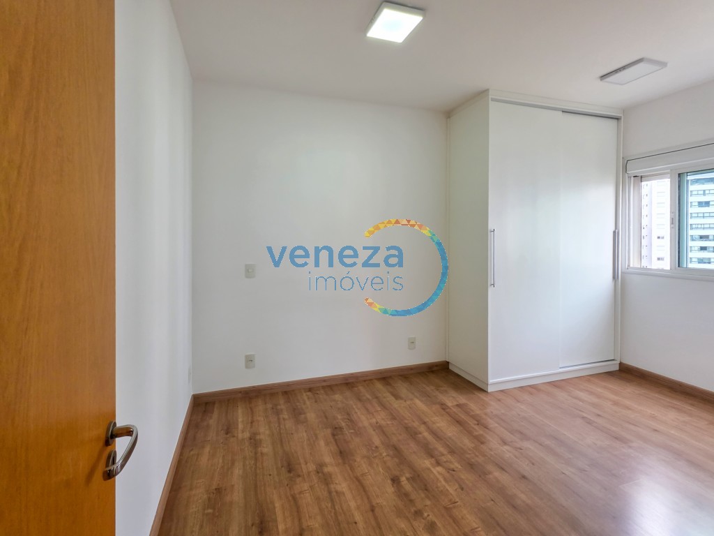 Apartamento para locação no bairro Gleba Palhano de Londrina com 69m<sup>2</sup> útil, 3 quartos, 1 vaga de garagem