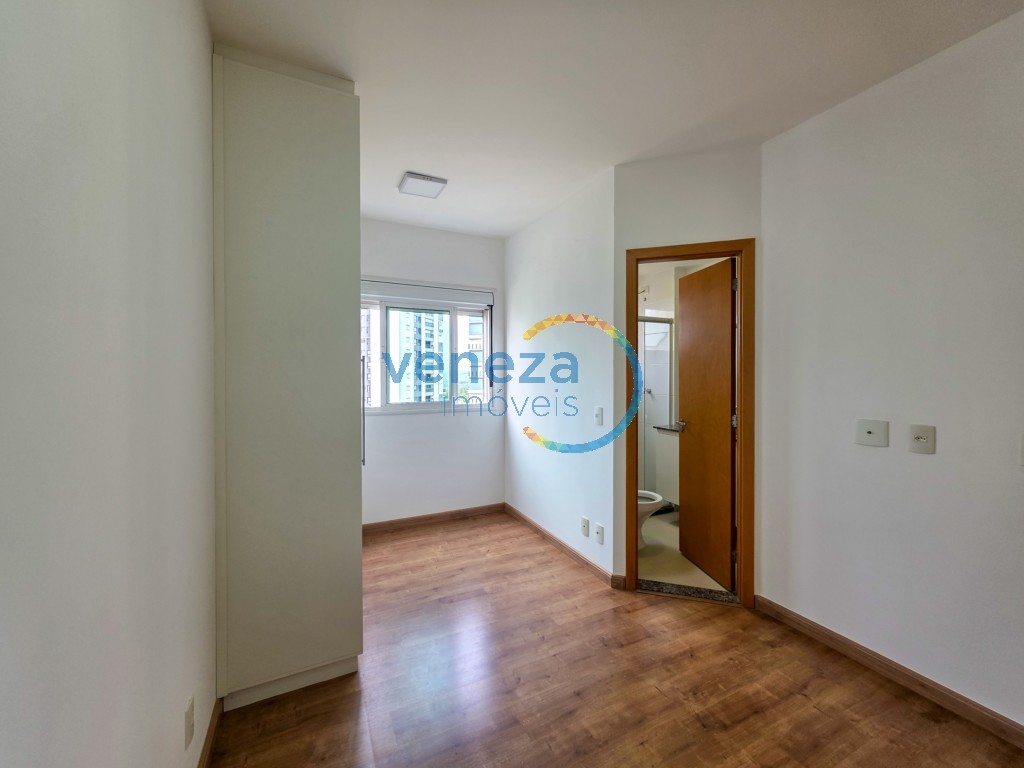 Apartamento para locação no bairro Gleba Palhano de Londrina com 69m<sup>2</sup> útil, 3 quartos, 1 vaga de garagem