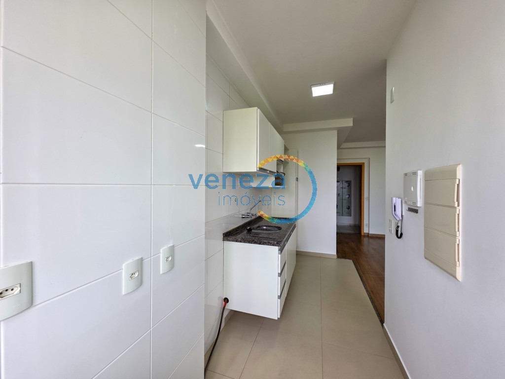 Apartamento para locação no bairro Gleba Palhano de Londrina com 69m<sup>2</sup> útil, 3 quartos, 1 vaga de garagem