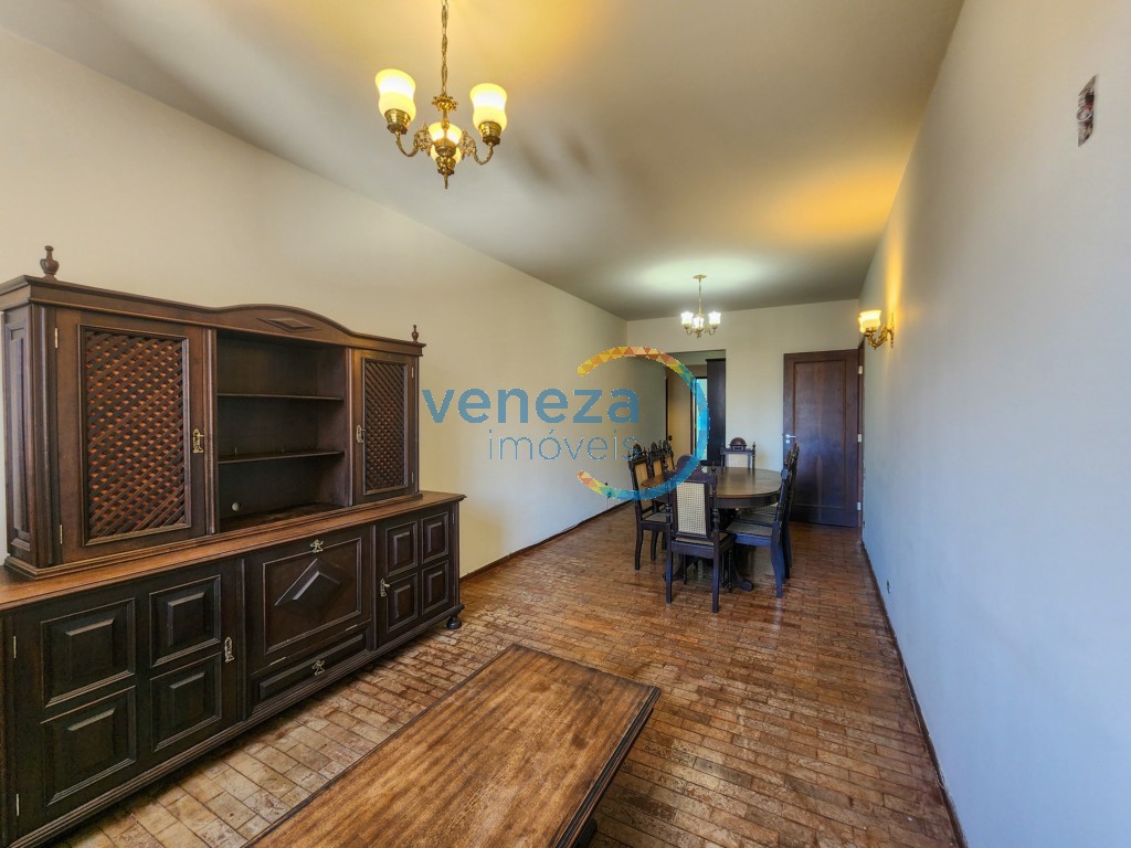 Apartamento para locacao no Centro em Londrina com 161,71m² por R$ 1.875,00