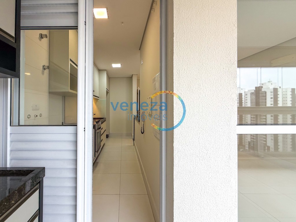 Apartamento para locação no bairro Gleba Palhano de Londrina com 75.38m<sup>2</sup> útil, 2 quartos, 1 vaga de garagem