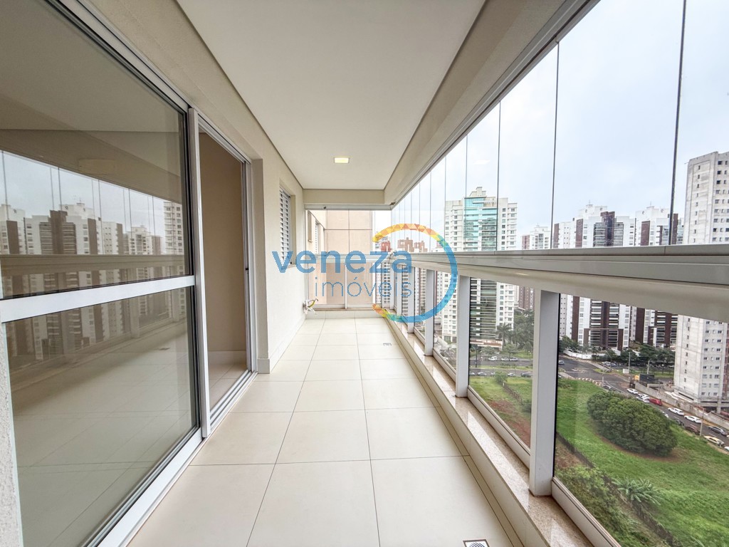 Apartamento para locação no bairro Gleba Palhano de Londrina com 75.38m<sup>2</sup> útil, 2 quartos, 1 vaga de garagem