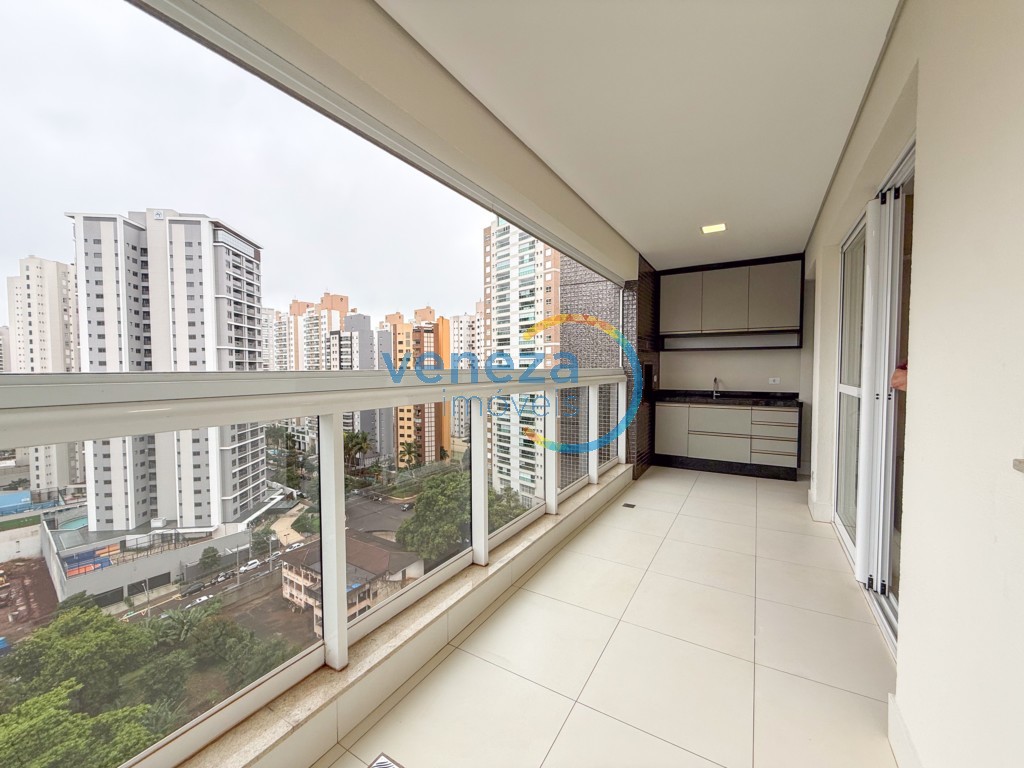 Apartamento para locação no bairro Gleba Palhano de Londrina com 75.38m<sup>2</sup> útil, 2 quartos, 1 vaga de garagem