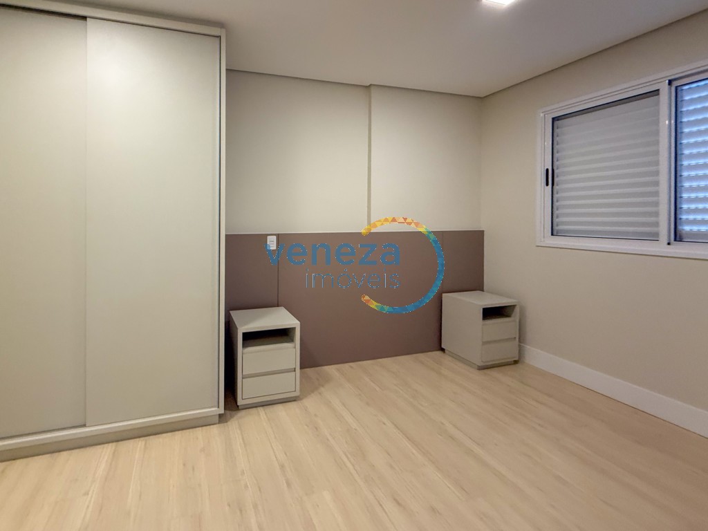 Apartamento para locação no bairro Gleba Palhano de Londrina com 75.38m<sup>2</sup> útil, 2 quartos, 1 vaga de garagem