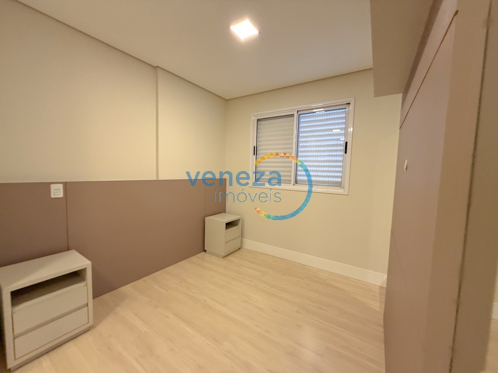 Apartamento para locação no bairro Gleba Palhano de Londrina com 75.38m<sup>2</sup> útil, 2 quartos, 1 vaga de garagem