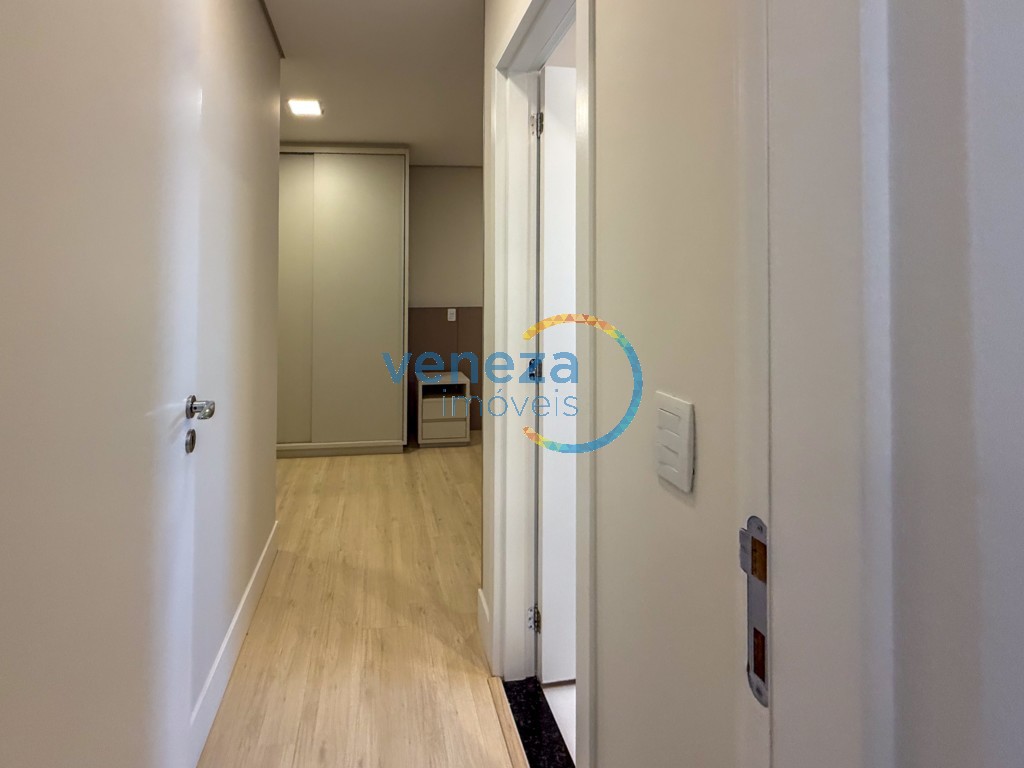 Apartamento para locação no bairro Gleba Palhano de Londrina com 75.38m<sup>2</sup> útil, 2 quartos, 1 vaga de garagem