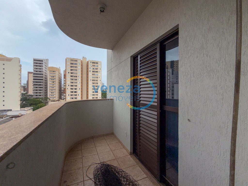 Apartamento para locação no bairro Centro de Londrina com 65m<sup>2</sup> útil, 2 quartos, 1 vaga de garagem