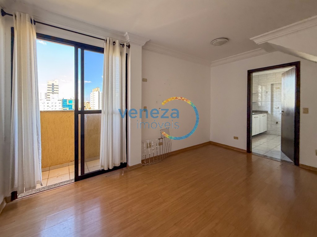 Apartamento para locacao no Centro em Londrina com 89,74m² por R$ 1.600,00