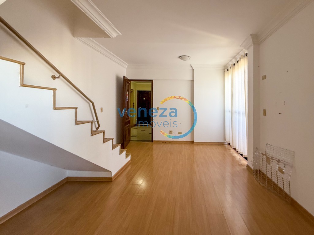Apartamento para locacao no Centro em Londrina com 89,74m² por R$ 1.600,00