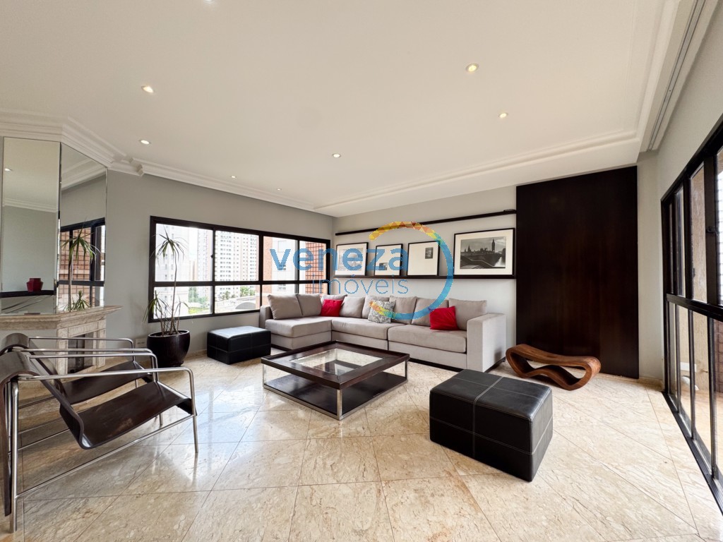 Apartamento para locacao no Gleba Palhano em Londrina com 309,86m² por R$ 6.000,00