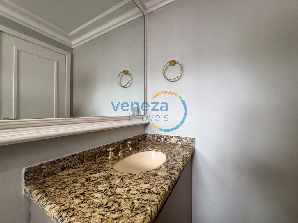 Apartamento para locação no bairro Gleba Palhano de Londrina com 225.78m<sup>2</sup> útil, 3 quartos, 2 vagas de garagem