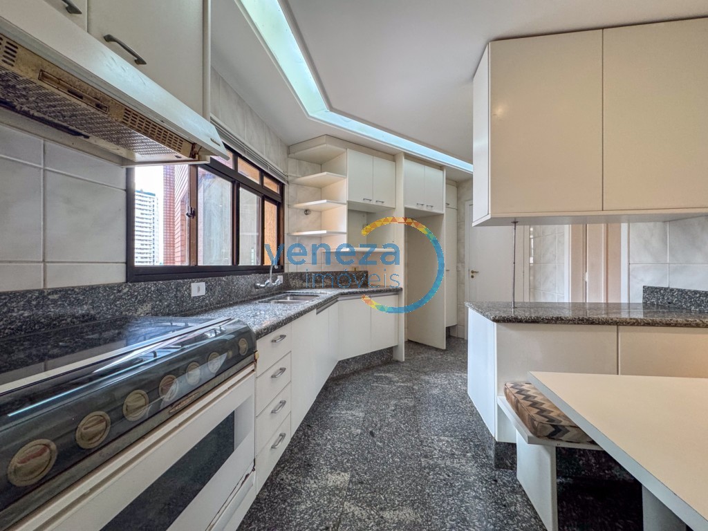 Apartamento para locação no bairro Gleba Palhano de Londrina com 225.78m<sup>2</sup> útil, 3 quartos, 2 vagas de garagem