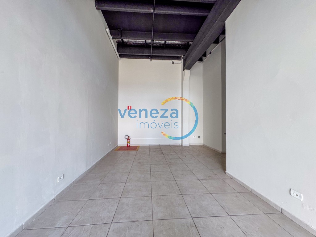 Salão-loja para locação no bairro Centro de Londrina com 39m<sup>2</sup> útil