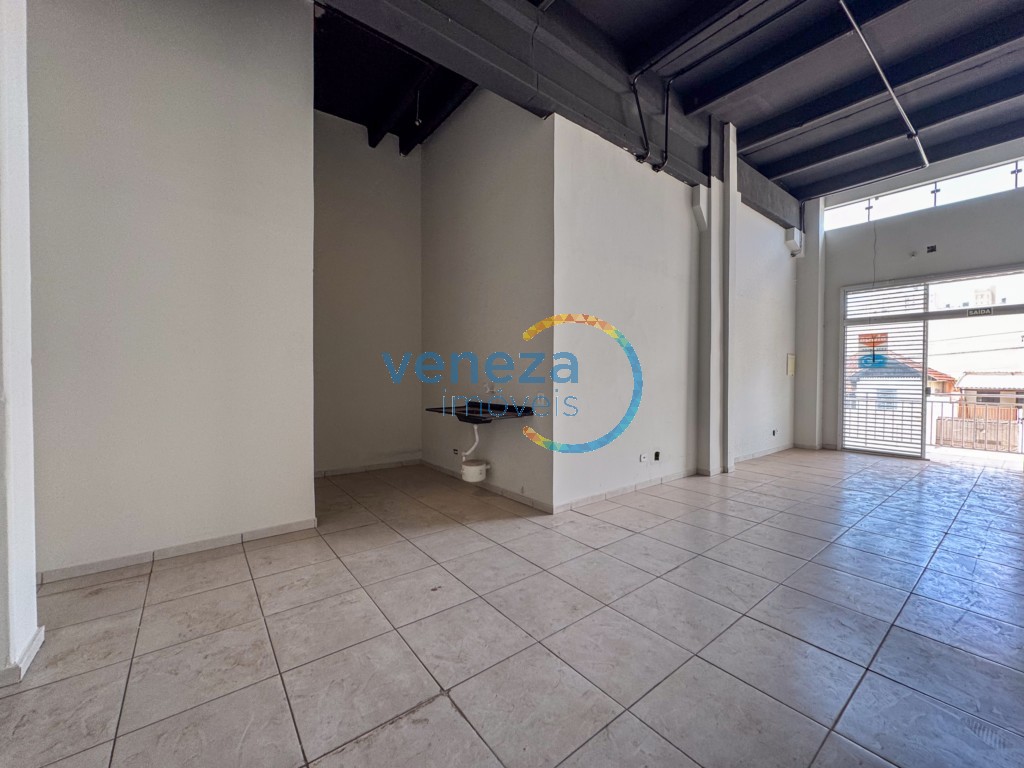 Salão-loja para locação no bairro Centro de Londrina com 39m<sup>2</sup> útil