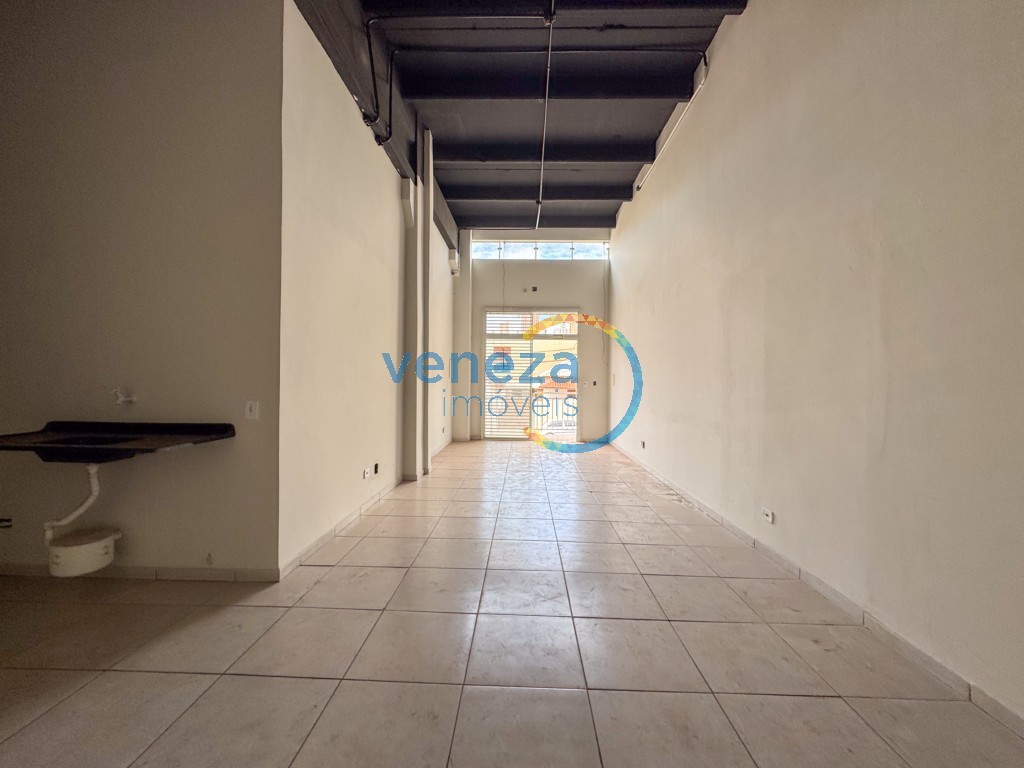 Salão-loja para locação no bairro Centro de Londrina com 39m<sup>2</sup> útil