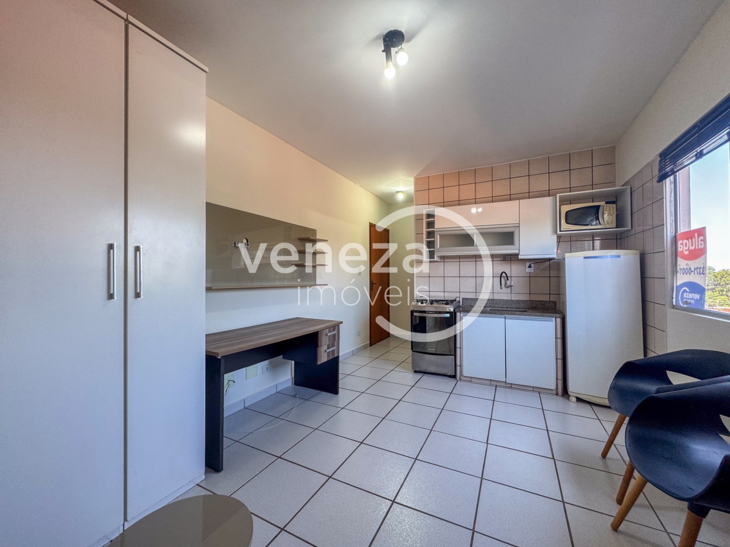 Apartamento para locacao no Centro em Londrina com 37m² por R$ 1.300