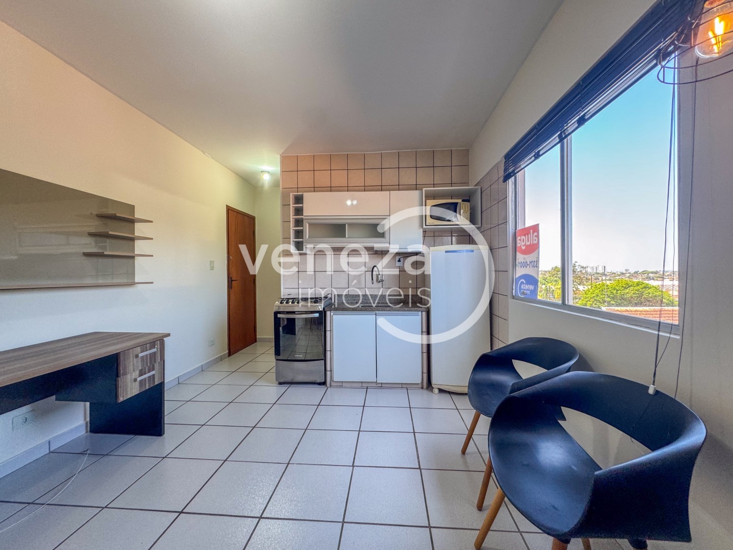 Apartamento para locacao no Centro em Londrina com 37m² por R$ 1.300