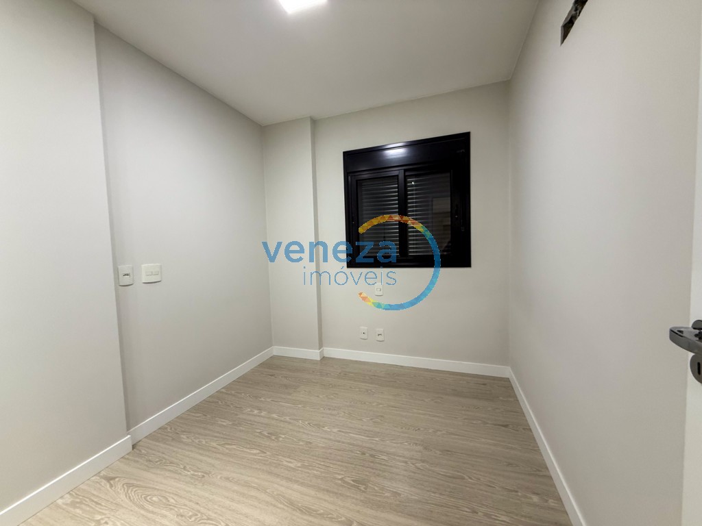 Apartamento para locação no bairro Gleba Palhano de Londrina com 81m<sup>2</sup> útil, 2 quartos, 2 vagas de garagem