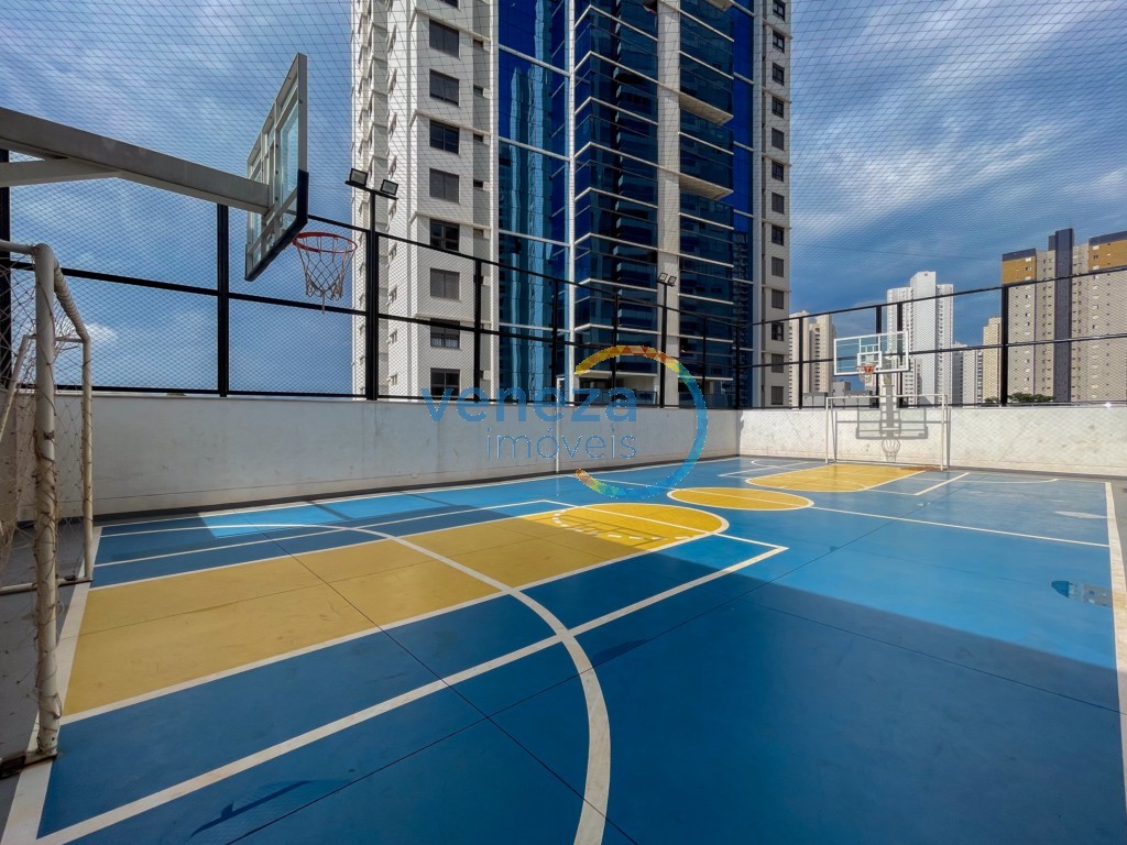 Apartamento para locação no bairro Gleba Palhano de Londrina com 81m<sup>2</sup> útil, 2 quartos, 2 vagas de garagem