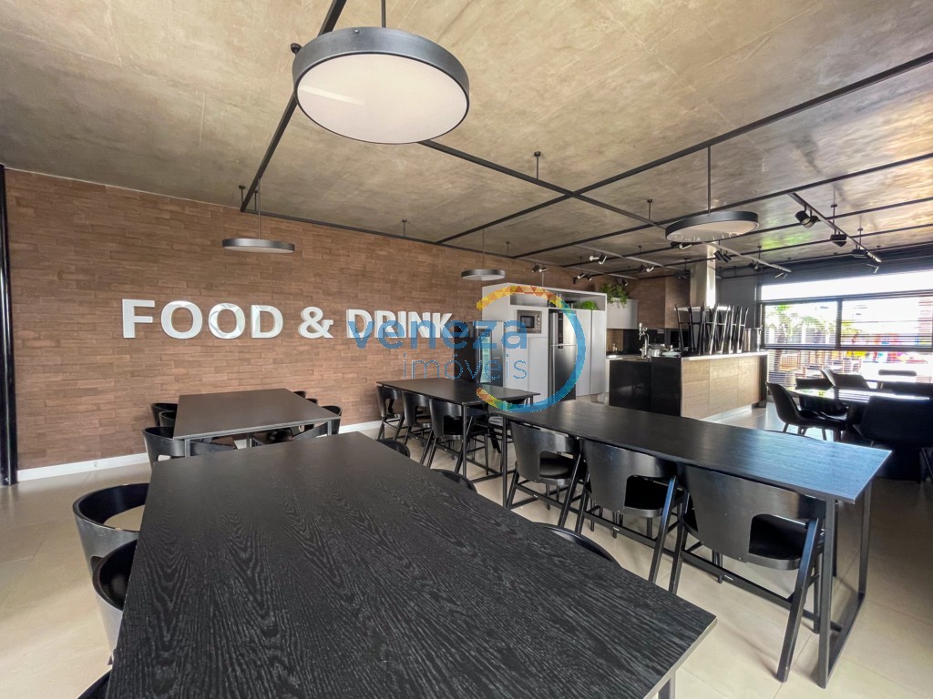 Apartamento para locação no bairro Gleba Palhano de Londrina com 81m<sup>2</sup> útil, 2 quartos, 2 vagas de garagem