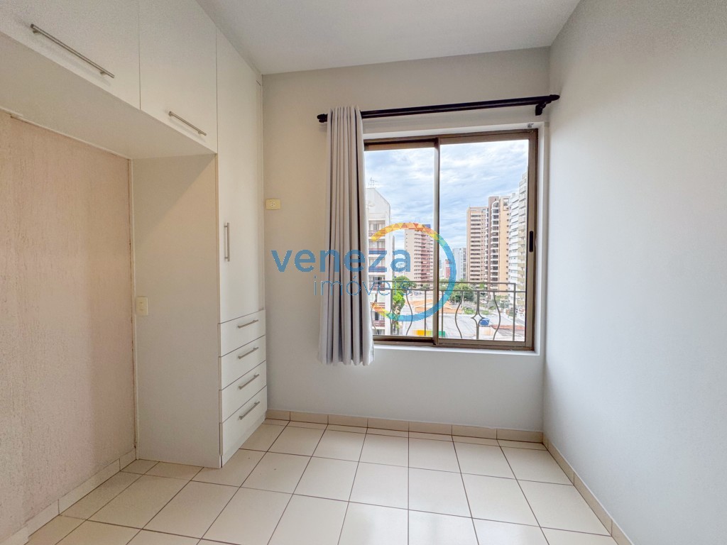 Apartamento para locação no bairro Centro de Londrina com 23.63m<sup>2</sup> útil, 1 quarto