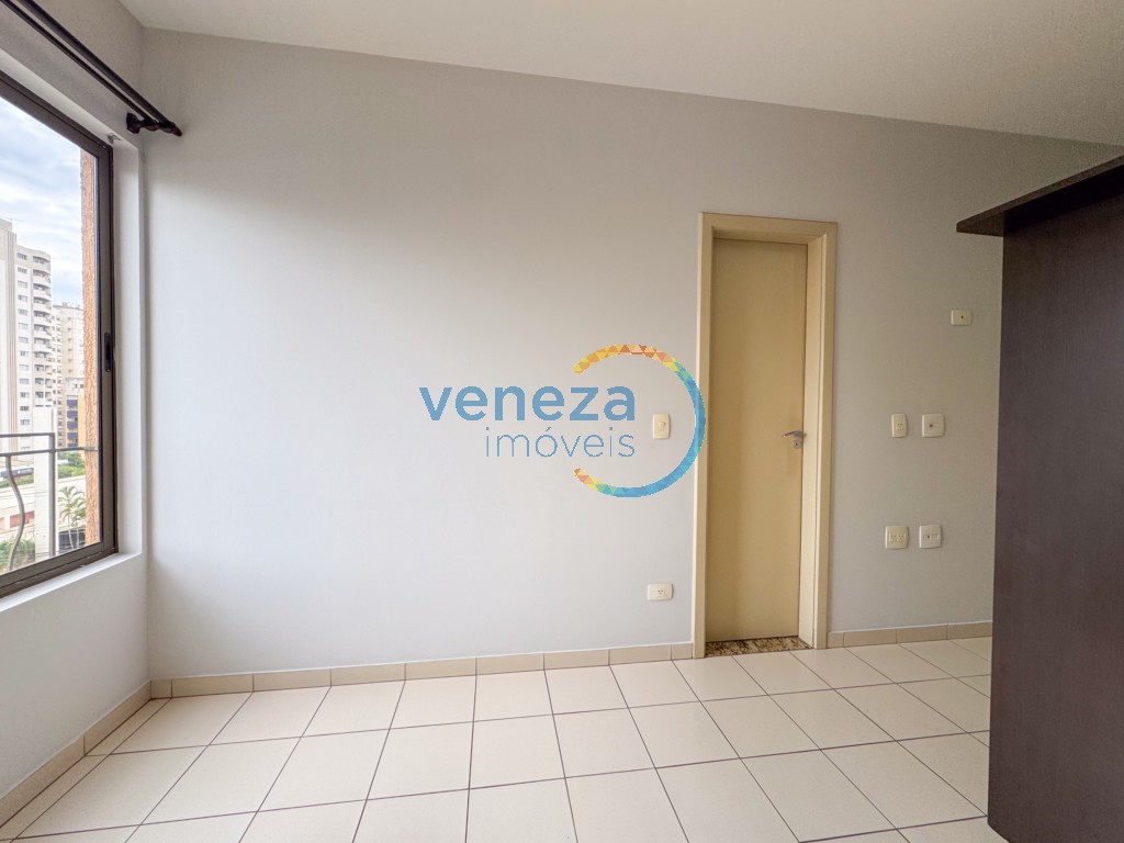 Apartamento para locação no bairro Centro de Londrina com 23.63m<sup>2</sup> útil, 1 quarto