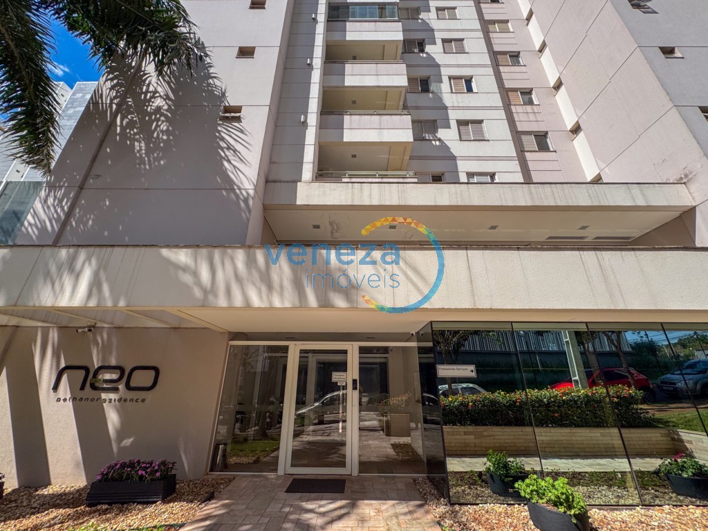 Apartamento para locacao no Gleba Fazenda Palhano em Londrina com 125,54m² por R$ 3.700,00 - Foto 1