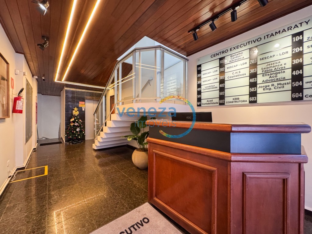 Sala para locação no bairro Centro de Londrina com 39m<sup>2</sup> útil