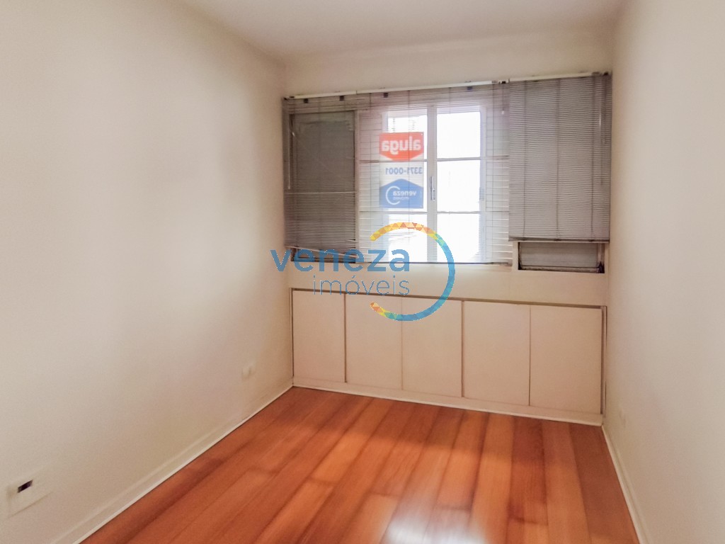 Apartamento para locação no bairro Centro de Londrina com 65.16m<sup>2</sup> útil, 2 quartos, 1 vaga de garagem