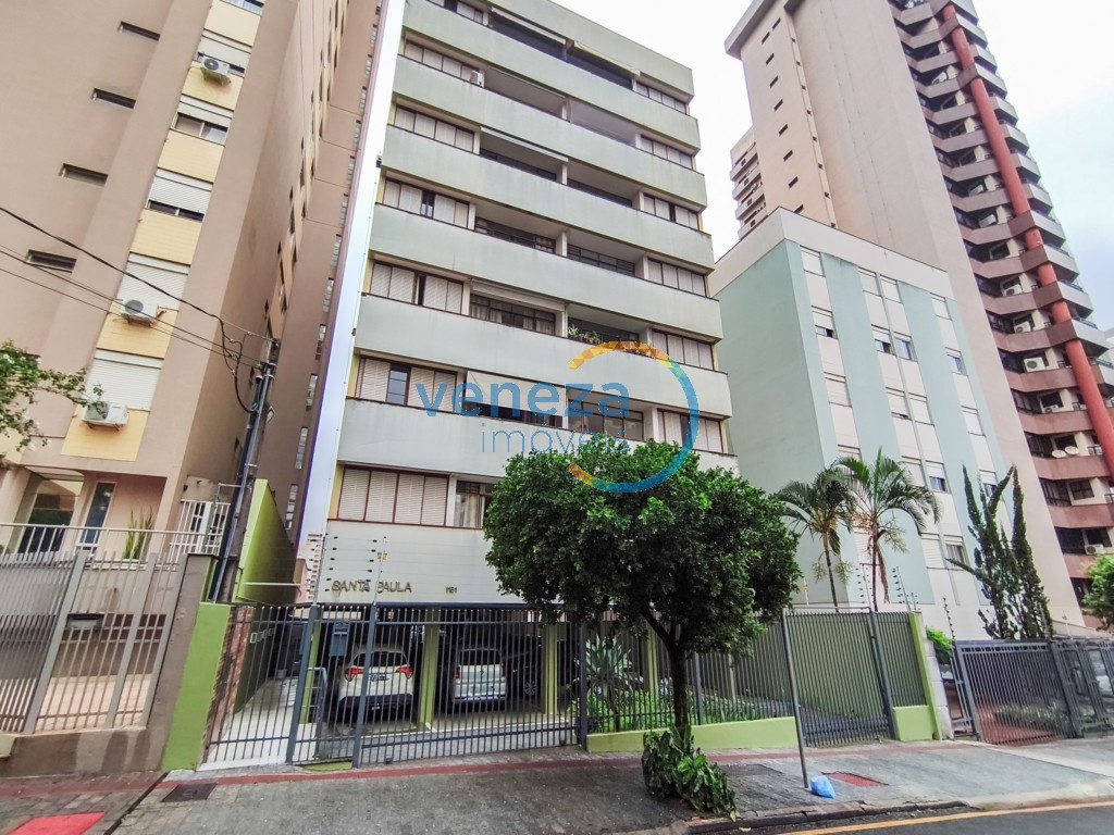 Apartamento para locação no bairro Centro de Londrina com 65.16m<sup>2</sup> útil, 2 quartos, 1 vaga de garagem